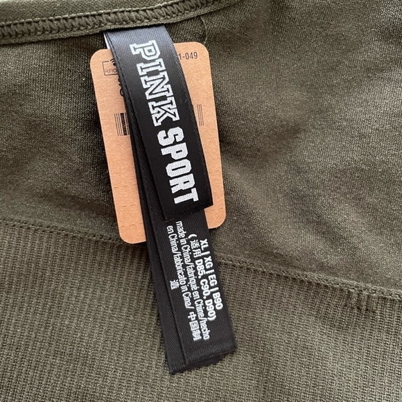 Victoria’s Secret Sports Bra Olive Green Gorgeous & Super COMFY VS Bra NEW - Picture 8 of 8